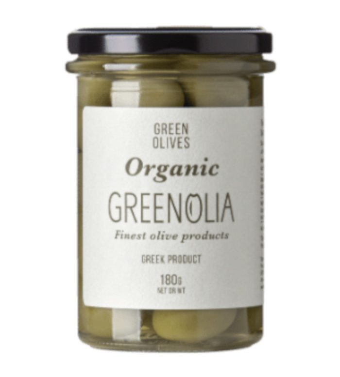 BIO Πράσινες Βιολογικές ελιές Φθιώτιδας 180γρ -Greenolia- - Image 1