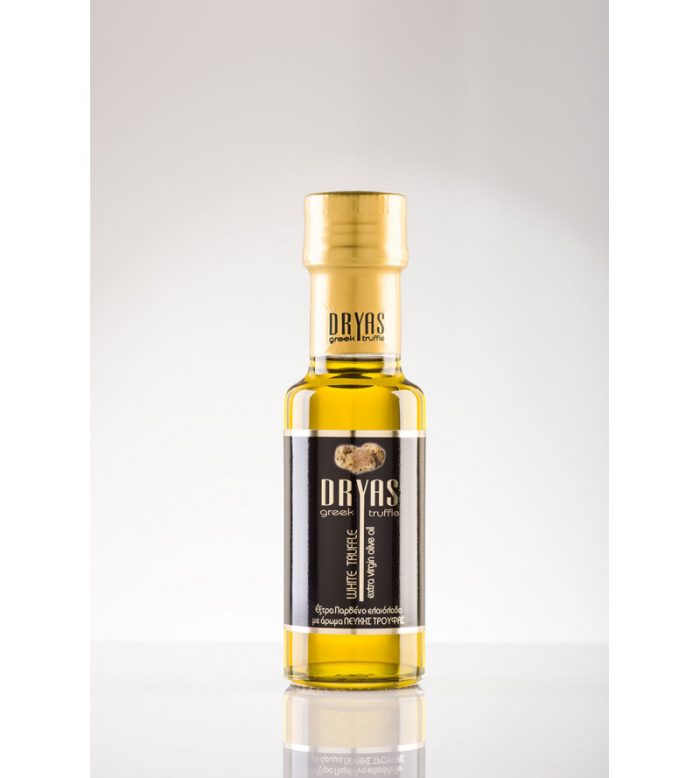 dryas white oil Λάδι λευκής τρούφας σε έξτρα παρθένο ελαίολαδο 100ml -DRYAS- - Image 1