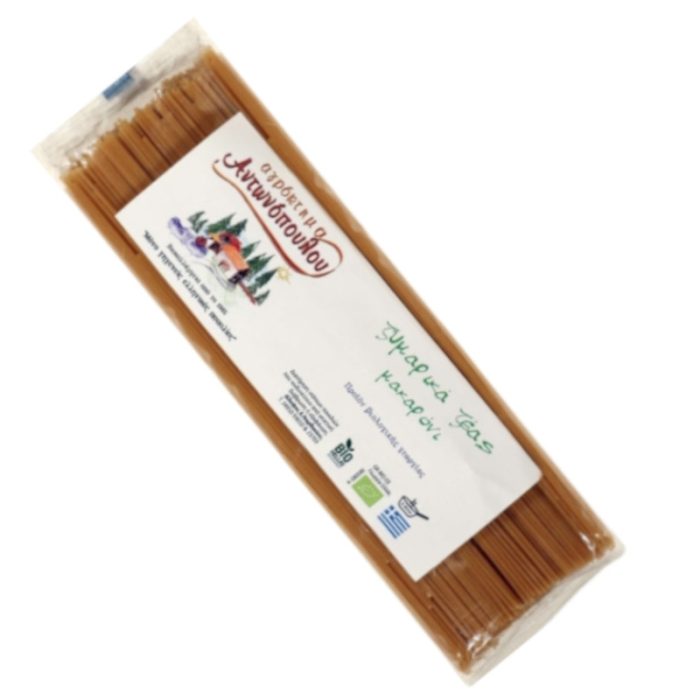 Αγρόκτημα Αντωνόπουλου Spaghetti Ζέας Ημιολικής Βιολογικά 400gr - Image 1