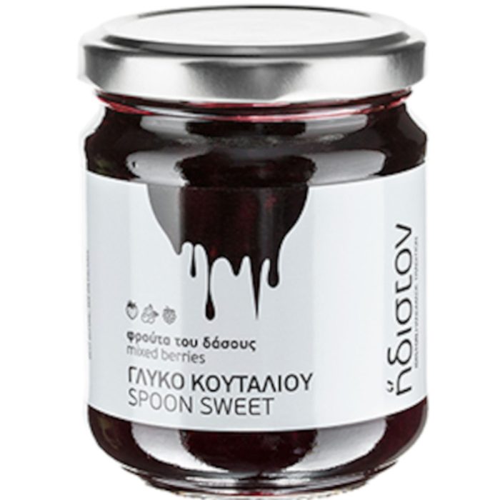 ΦΡΟΥΤΑ ΤΟΥ ΔΑΣΟΥΣ ΤΕΛΙΚΟ Γλυκό του Κουταλιού - Γλυκό Φρούτα του Δάσους 280γρ -Ήδιστον- - Image 1