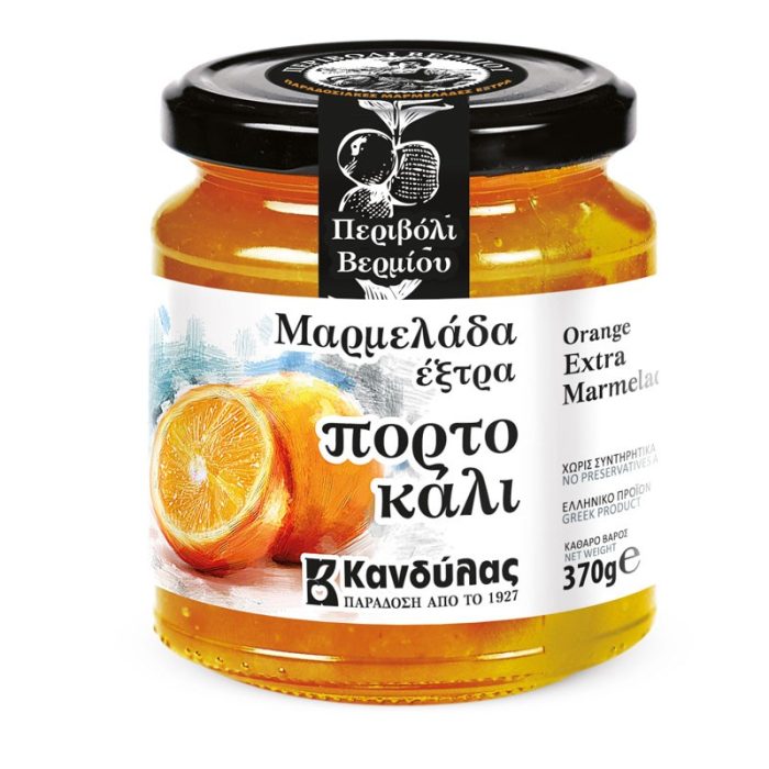 jam-orange-370g Μαρμελάδα Πορτοκάλι 370g -Κανδύλας- - Image 1