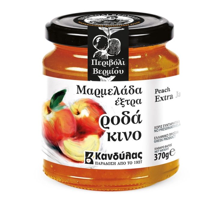 jam-peach-370g Μαρμελάδα Ροδάκινο 370g -Κανδύλας- - Image 1