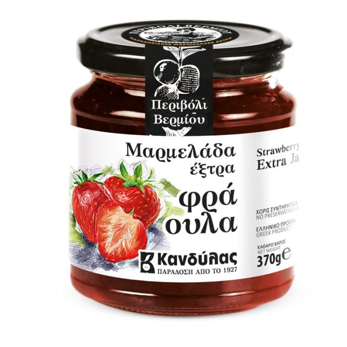 jam-strawberry-370g Μαρμελάδα Φράουλα 370g -Κανδύλας- - Image 1