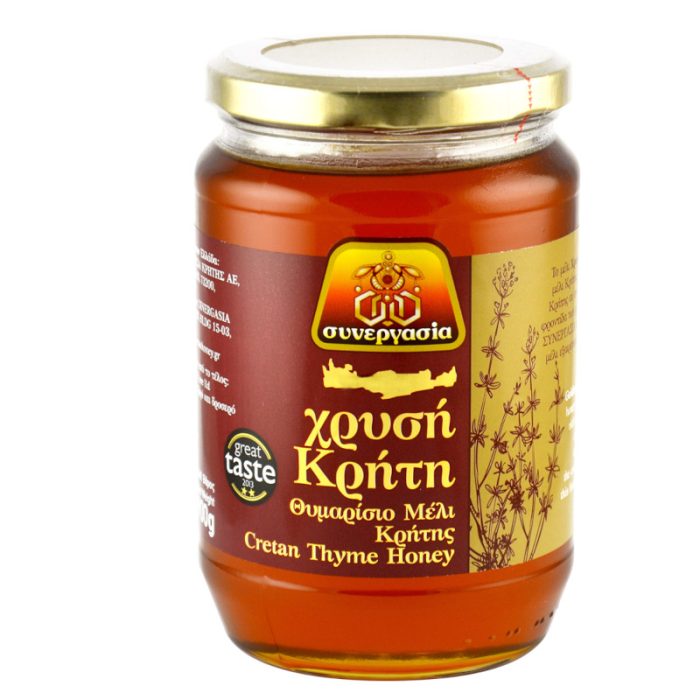 Χρυσή Κρήτη Θυμαρίσιο Μέλι 900gr -Συνεργασία- - Image 1