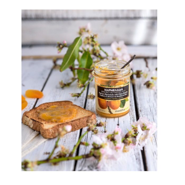 Μαρμελάδα Βερίκοκο με Μαστίχα Χωρίς Ζάχαρη 230g -Masticha Shop- - Image 2