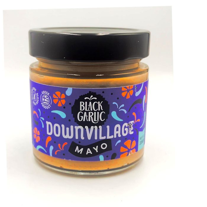 ΜΑΓΙΟΝΕΖΑ ΤΕΛΙΚΟ---------------------------------- Μαγιονέζα με Μαύρο Σκόρδο 220γρ -Downvillage- - Image 1