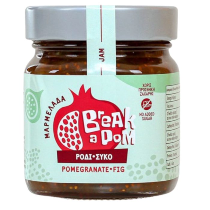 ΡΟΔΙ ΣΥΚΟ ΤΕΛΙΚΟ------- Μαρμελάδα Ρόδι-Σύκο 240γρ -Αγγελής- - Image 1