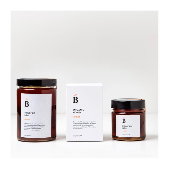 Βιολογικό Μέλι δάσους 'Γαλάζιου αγκαθιού & Ελάτης' 450γρ -bee naturales- - Image 2