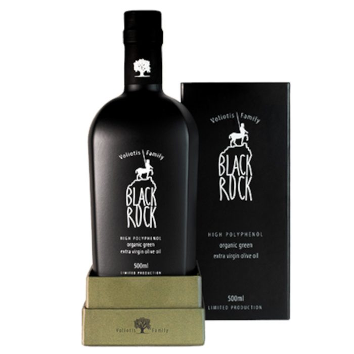 “Black Rock” βιολογικό αγουρέλαιο έξτρα παρθένο ελαιόλαδο 500 ml -Οικογένεια Βολιώτης- - Image 1