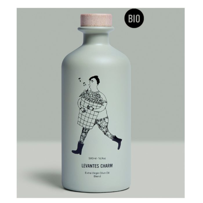 LEVANTES CHARM ΕΞΑΙΡΕΤΙΚΟ ΠΑΡΘΕΝΟ ΕΛΑΙΟΛΑΔΟ BIO Εξαιρετικό Παρθένο Ελαιόλαδο από την ποικιλία Κορωνέικη 500ml - Image 1