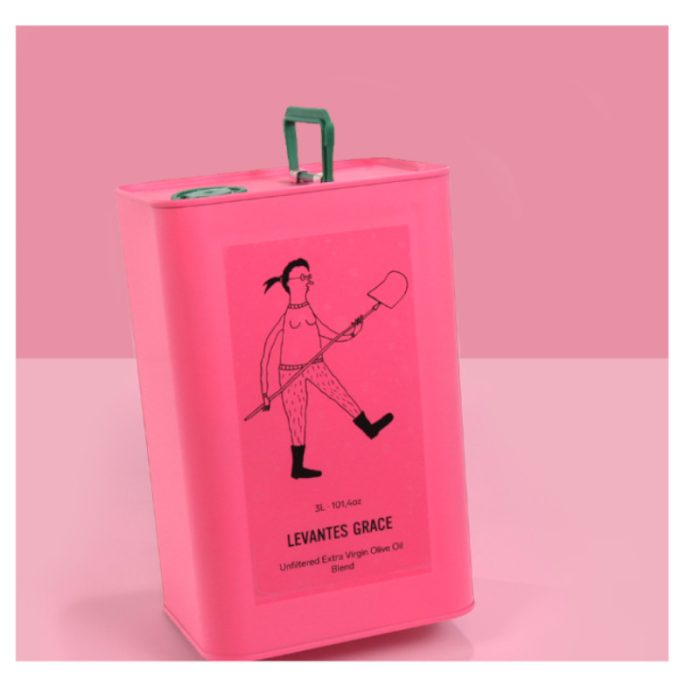 LEVANTES GRACE ΕΞΑΙΡΕΤΙΚΟ ΠΑΡΘΕΝΟ ΕΛΑΙΟΛΑΔΟ Εξαιρετικό Παρθένο Ελαιόλαδο, Κορωνέικη. 3 λίτρα Μεταλλικό δοχείο - Image 1