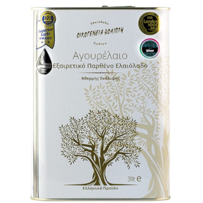 αγουρελαιο 1___ Αγουρέλαιο Έξτρα Παρθένο 3lt -Οικογένεια Βολιώτη- - Image 1