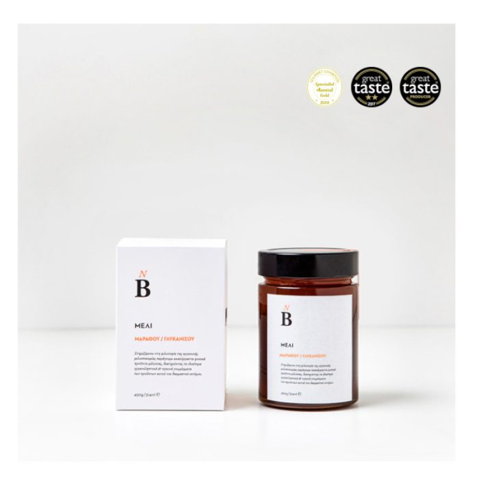 Βιολογικό Μέλι Μάραθου 300γρ -bee naturales- - Image 1