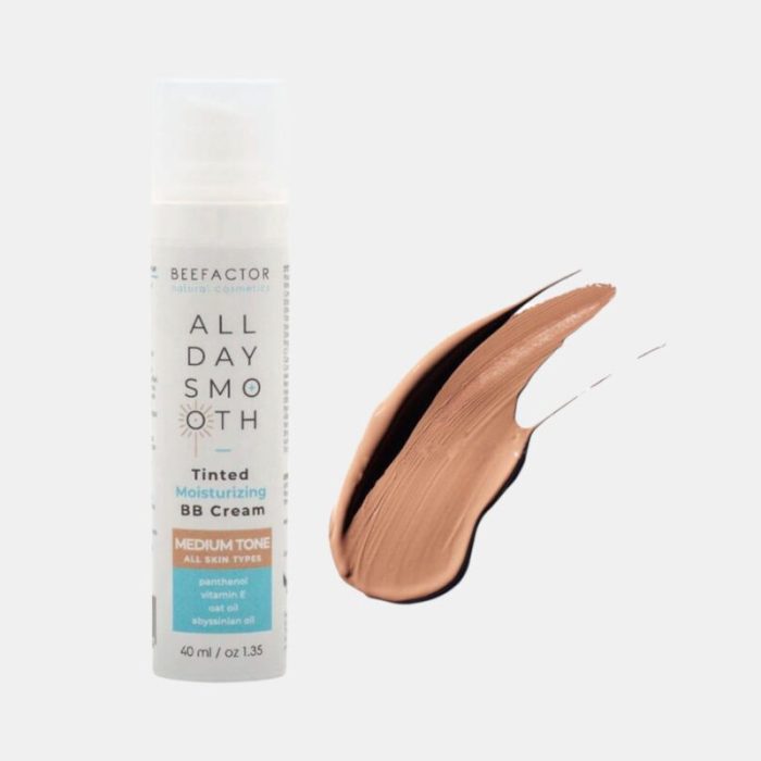 Ενυδατική Κρέμα με Χρώμα Μεσαία Απόχρωση / BB Cream Μedium Tone – 40ml -bee factor- - Image 2