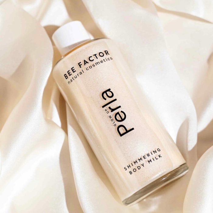 Glow Up Perla / Shimmering Body Milk – 100ml -bee factor- - Image 3