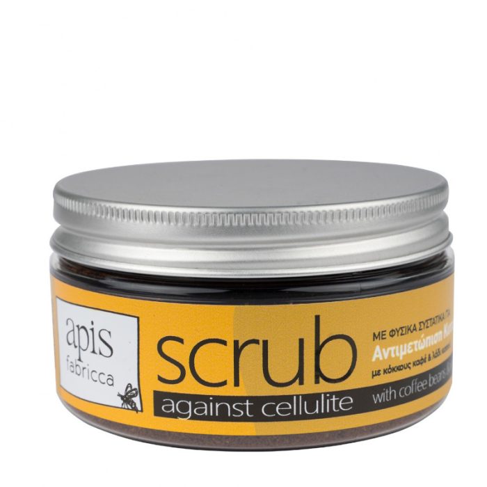 Scrub Αντιμετώπισης Κυτταρίτιδας με κόκκους καφέ & λάδι κισσού 50ml | apis fabrica - Image 1