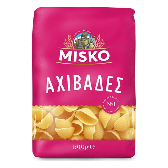 axivades1 Ζυμαρικά Αχιβάδα 500gr -Misko- - Image 1