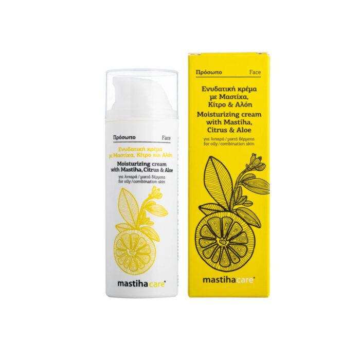 fc Κρέμα Προσώπου με Μαστίχα, Κίτρο και Αλόη για Λιπαρή - Μικτή Επιδερμίδα 50ml -Masticha shop- - Image 1