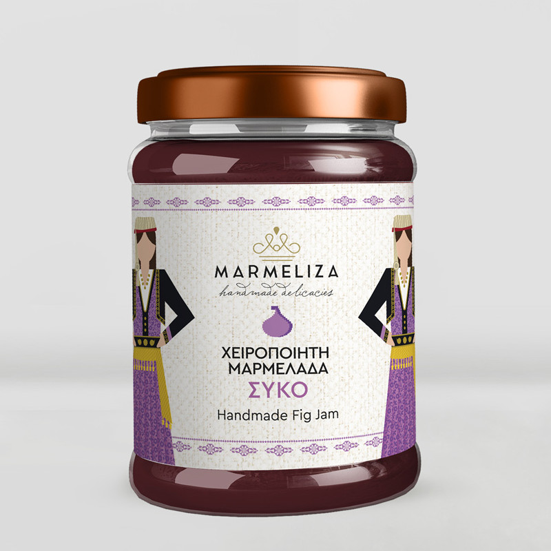ΣΥΚΟ___ Μαρμελάδα Σύκο χειροποίητη από την Νάουσα 390γρ -Μαρμελίζα- - Image 1